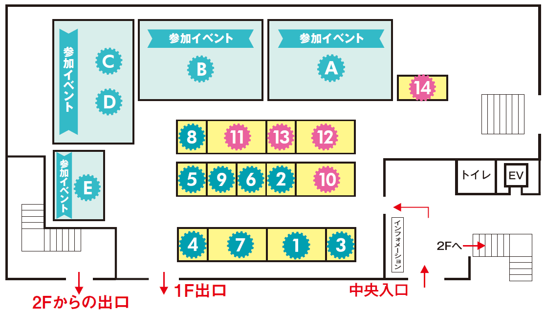 あそぼうまなぼう会場図