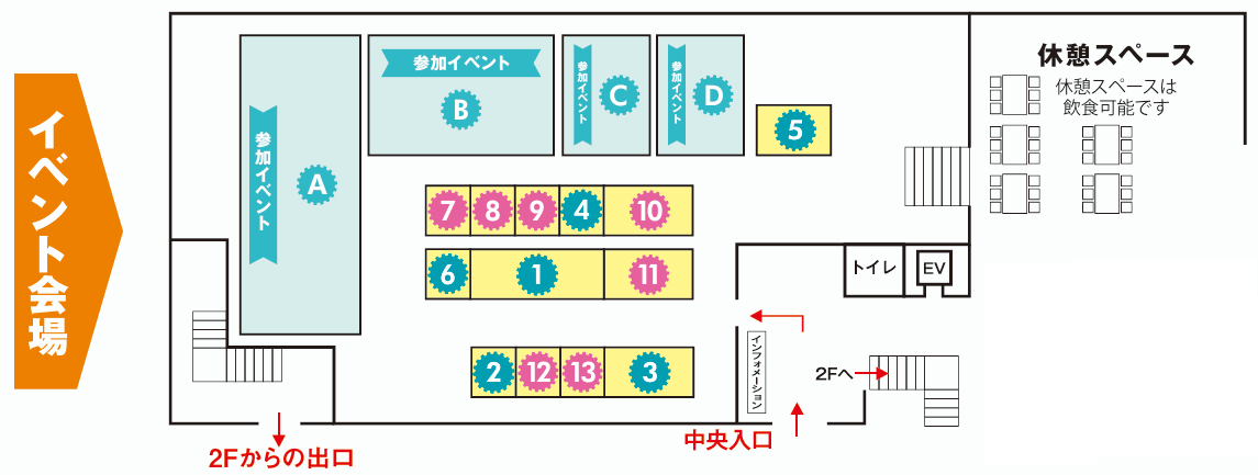 あそぼうまなぼう会場図